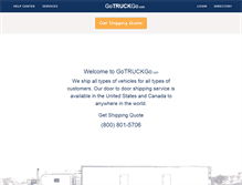 Tablet Screenshot of gotruckgo.com